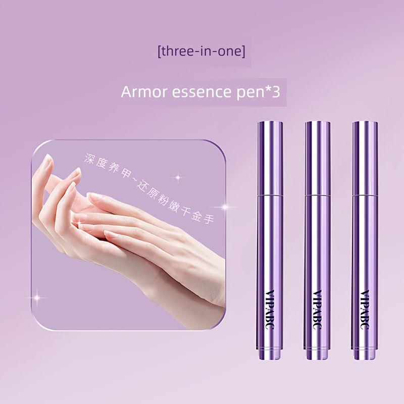 Three-In-One Manicure Essence Pen, Exfoliating, Manicure, Nail Care, Finger Edge Oil, Nutrient Solution, Damaged Care Oil, Anti-Breakage