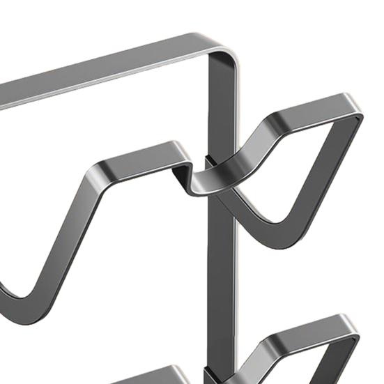 Держатель крышек для кастрюль на столешницу во время готовки, кухонный органайзер для крышек кастрюль с подставкой для ложки, стойка для хранения крышек сковородок из углеродистой стали с поддоном для капель для крышек кастрюль