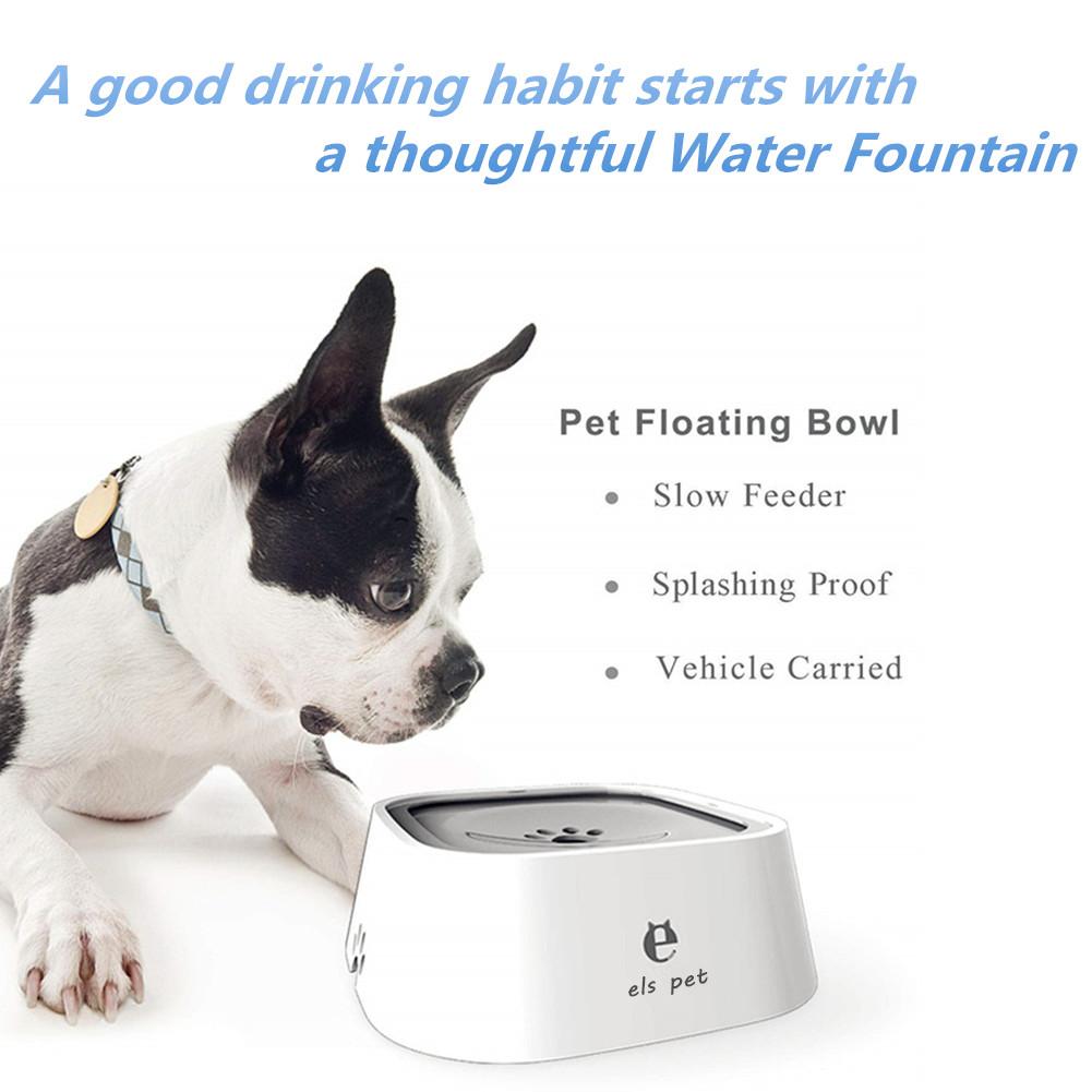 YOUTHINK Pet Water Bowl Anti Spill Автоматическая миска для собак, переносимая транспортным средством, плавающая миска, медленная вода