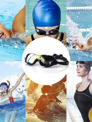 Профессиональные очки для плавания, регулируемые гальванические очки для дайвинга, не протекающие спортивные очки для плавания для женщин, мужчин, молодежи, детей