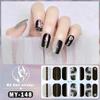 MY 3D Waterproof No-Cure Gel Nail Wraps, Full Cover Japanese & Korean Style Spring & Summer Nail Stickers, Nail Patch Films