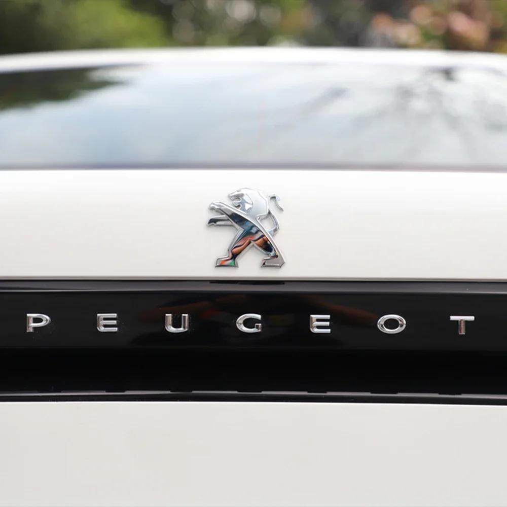 2026 Горячая наклейка на автомобиль, эмблема на переднюю решетку автомобиля, декоративная наклейка на крышку багажника для Peugeot 206 207 208 306 308 406 407 408 107