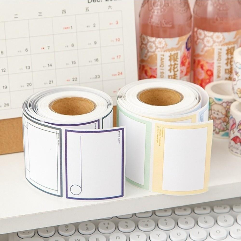 Stationery 100/250 Sheets/Roll Sticky Notes Tear-off Line Marking Memo Stickers Adhesive Notes Office