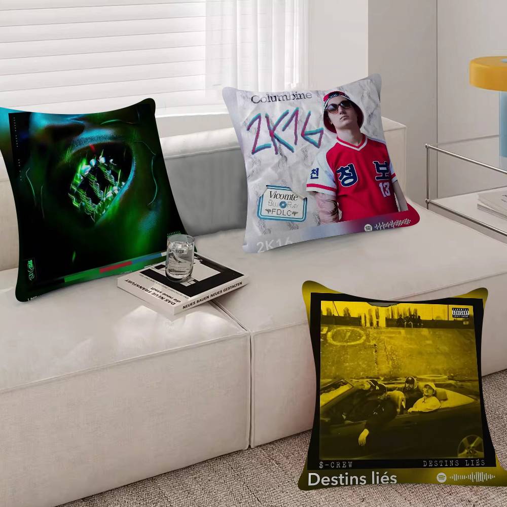 French Rap Pop Music Album Cushion Cover Decorative Pillow Sofa Home Decor Case Pillow Cases