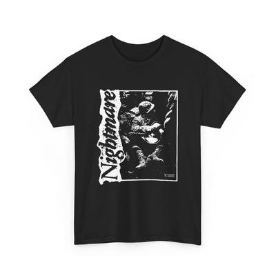 Футболка Nightmare 230 Gsm 100% хлопок Олдскульный японский хардкор краст панк