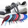 Flat Burst Crack Texture Shoelaces Rope Sports Shoe Laces Leopard Print Cement Flame Red Printing Shoestring 17 Colors
