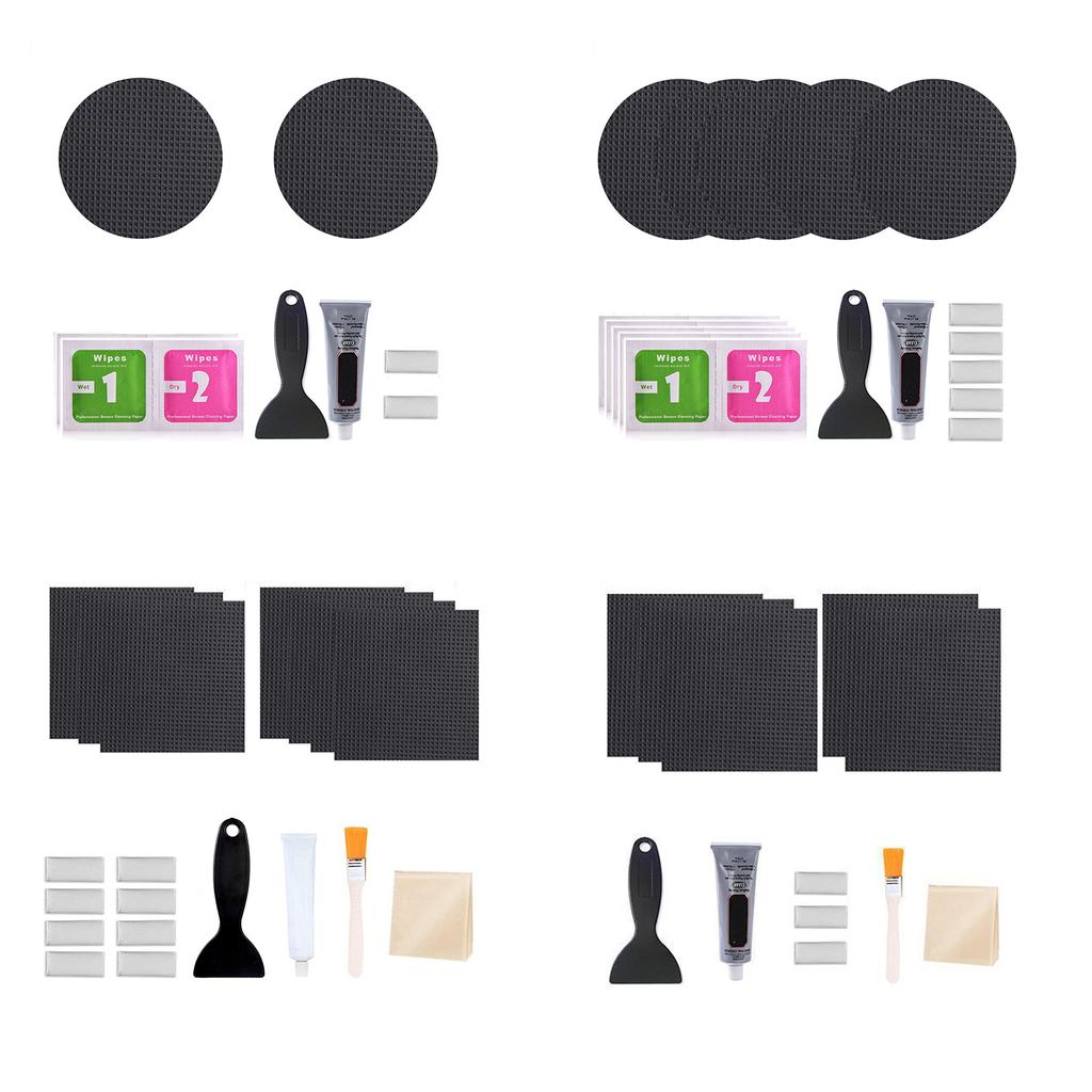 Комплекты для ремонта батутных заплаток, заплатки для ремонта проколов, водонепроницаемая заплатка для фиксации палатки, батутного мата, простота использования