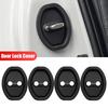4Pcs Car Door Lock Protective Cover Universal Silicone Door Shock Absorber Mute Damping Cushion Thickened Anti-collision Pad