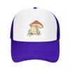 Cottagecore Frog With Mushroom Baseball Cap Trucker Hat Gentleman Hat Snap Back Hat Mens Cap Women'S