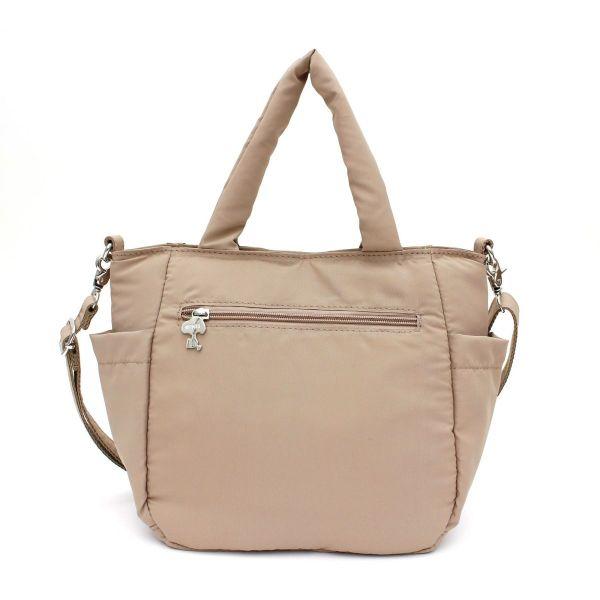 Snoopy Tote Bag Puffer Beige Shoulder Tote