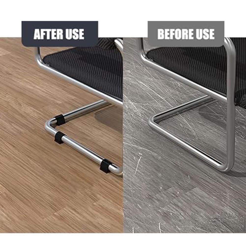 8pcs Chair Furniture Gliders 25mm Suitable For Protecting Floors And Reducing Noise Wool Felt Opening U-shaped Foot Pad Arch