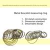Professional Bangle Bracelet Sizer Precision Wrist Sizing Gauge Wrist Size Measuring Tool Measuring Sizes 1-27/11.5-23