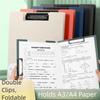 Versatile Foldable Folders A4 To A5 Test Paper Storage Tool New File Contract Folders