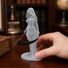 Литературное Арт Коллекционное Изделие Леди Жнец Фигурка с Капюшоном, Готическая Статуя Смерти с Косой, Украшение для Эркерного Окна 3D-Печать Фигурка Женщины в Мантии