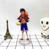 Фигурка аниме, акриловая подставка, модель игрушки, OP Luffy, экшн-фигурка, подвесная игрушка, двухсторонняя