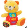 Jouet - NC - Peluche Sonore Chat - Jaune - 16x17,5x10,5 Cm - À Partir De 3 Ans