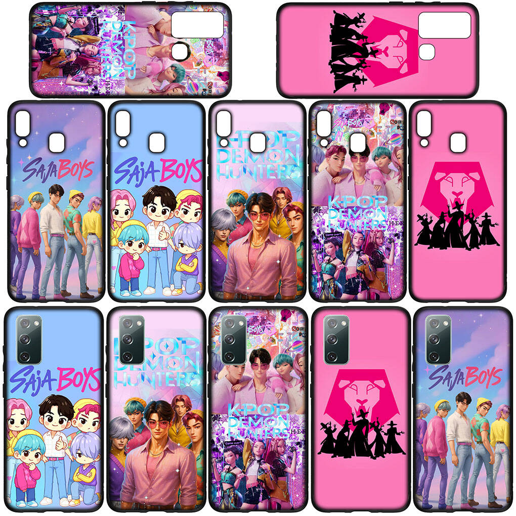 Для Samsung Galaxy S25 S24 S23 iPhone 17 16 15 Xiaomi Redmi Note 14 13 12 11 Plus Pro Max A57 Чехол KPop Saja Demon Boys Hunters OPPO Huawei Обложка