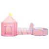 Play Tent with 250 Balls Pink 301 x 120 x 128 cm