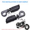 1,25 "шоссе, подножки двигателя для Harley Electra Street Glide Road King Rest, педали, кронштейн, зажимы для мотоцикла