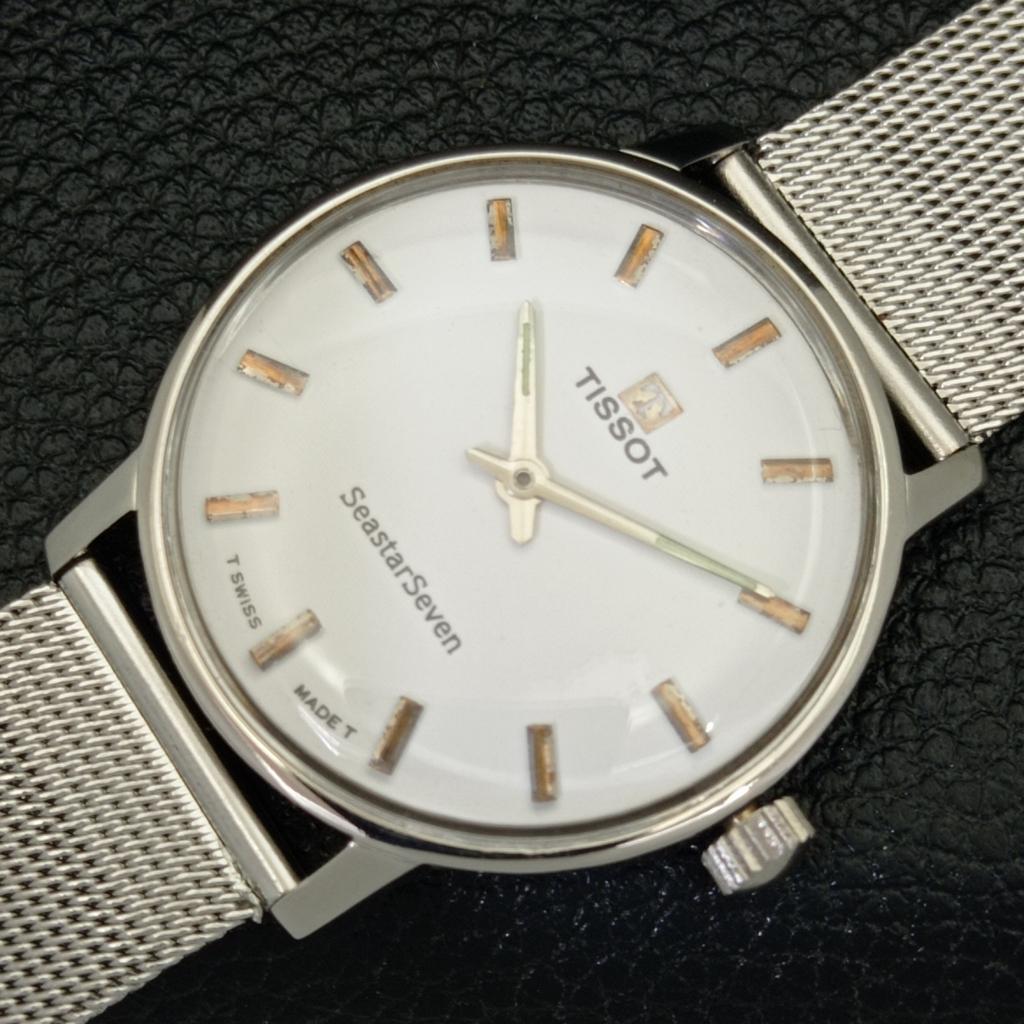 Б/У TISSOT 781 SWISS MENS С РУЧНЫМ ЗАВОДОМ, ЦИФЕРБЛАТ БЕЛОГО ЦВЕТА a432785-2 R113-a432785