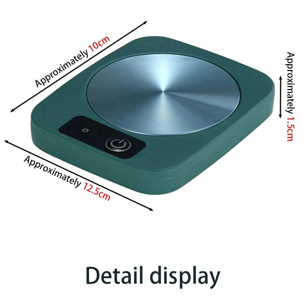 Электрический коврик для кружки, умная теплая подставка для постоянной температуры, быстрый нагрев, нагреватель для кружки, офис, низкая мощность, подарок для дома и офиса