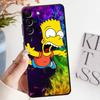 Черный Мягкий Чехол для Телефона для Samsung Galaxy A32 A25 A71 A41 A35 A26 A72 A24 A55 A36 A23 A53 A51 A73 A22 A52 Смешной Гомер
