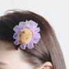 6pcs Cartoon Capybara Spring Hair Clip 3D Plush Duckbill Clip  New Year Gift