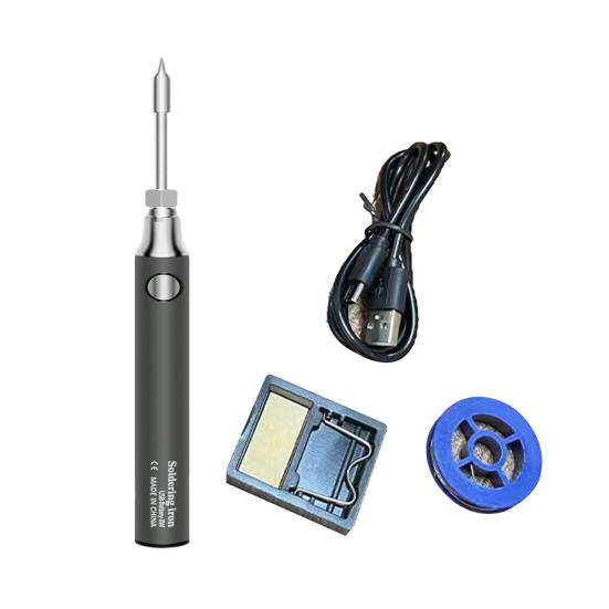 Паяльник с тремя скоростями регулировки, быстрый нагрев, высокая термостойкость, портативная беспроводная зарядка, сварочная ручка, принадлежности для мастерской