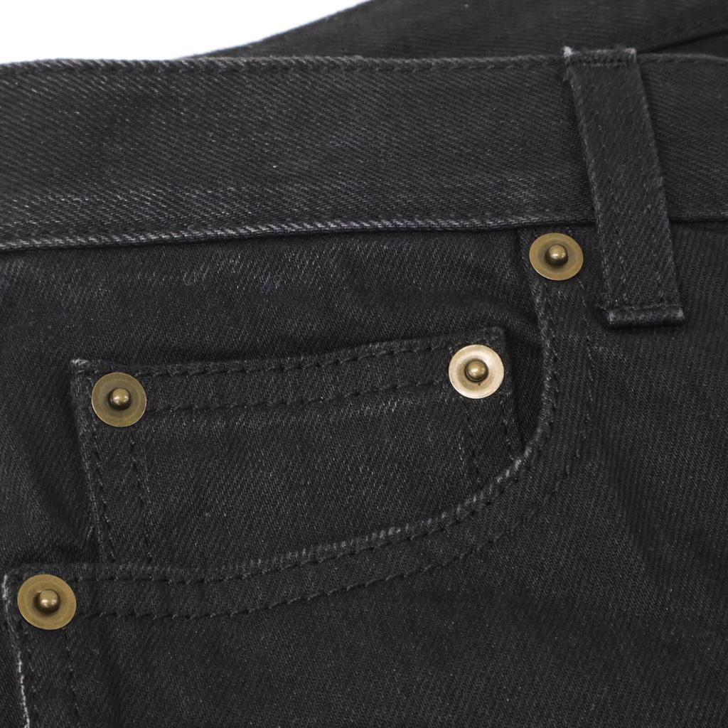 Saint Laurent Paris 614447 YO500 Denim Pants Skinny Bottoms 27 blackUsed