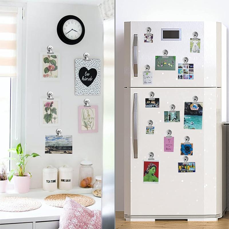 10 шт. магнитов на холодильник, сильные магнитные зажимы для доски, офиса, шкафчика, фотодисплеев, сверхмощные магнитные зажимы (Ширина 30 мм)