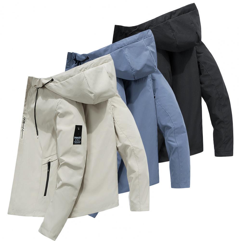 2023 Men's High-End Pique Stand Collar Jacket: Trendy Korean Style for Spring and Autumn