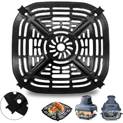 Запасные части для аэрофритюрницы Ninja Crispi Air Fryer FN101GY, Аксессуары для аэрофритюрницы: Решетка-гриль, Поддон для запекания, Поддон-корзина с резиновыми ножками