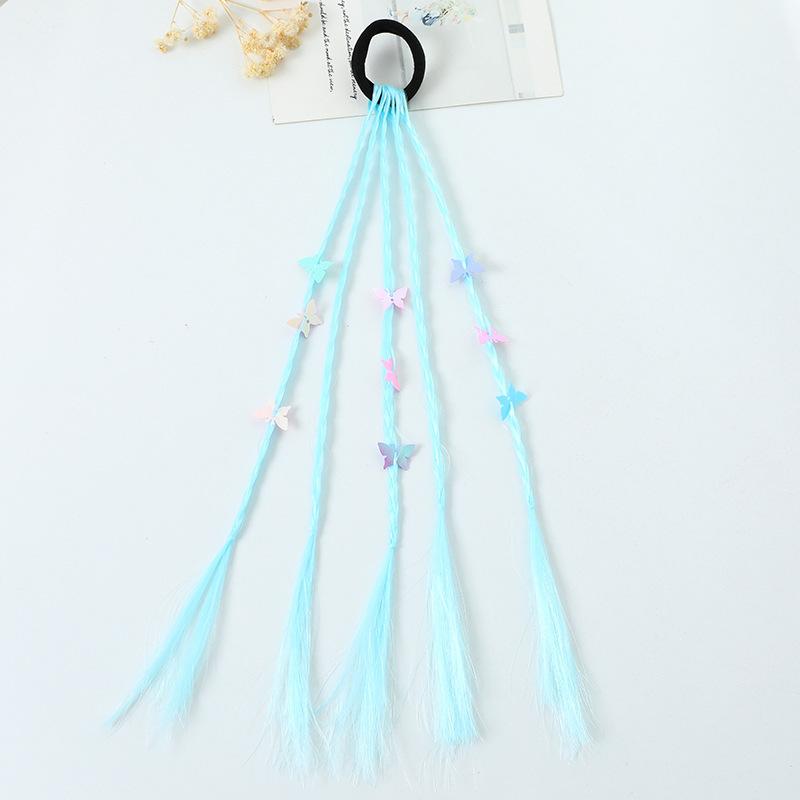 1 шт. Новый милый детский плетеный парик-хвост, повязка на голову, резинки для волос, аксессуары для волос, украшение для волос