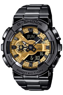 Часы Casio с металлическим корпусом черные G-Shock GM-110BD-1A9JF мужские