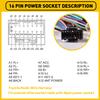 Radio Wiring Harness Canbus Box Car Stereo Audio Power Wiring Harness Cable Power Cable Connector for Toyota with Amplifier