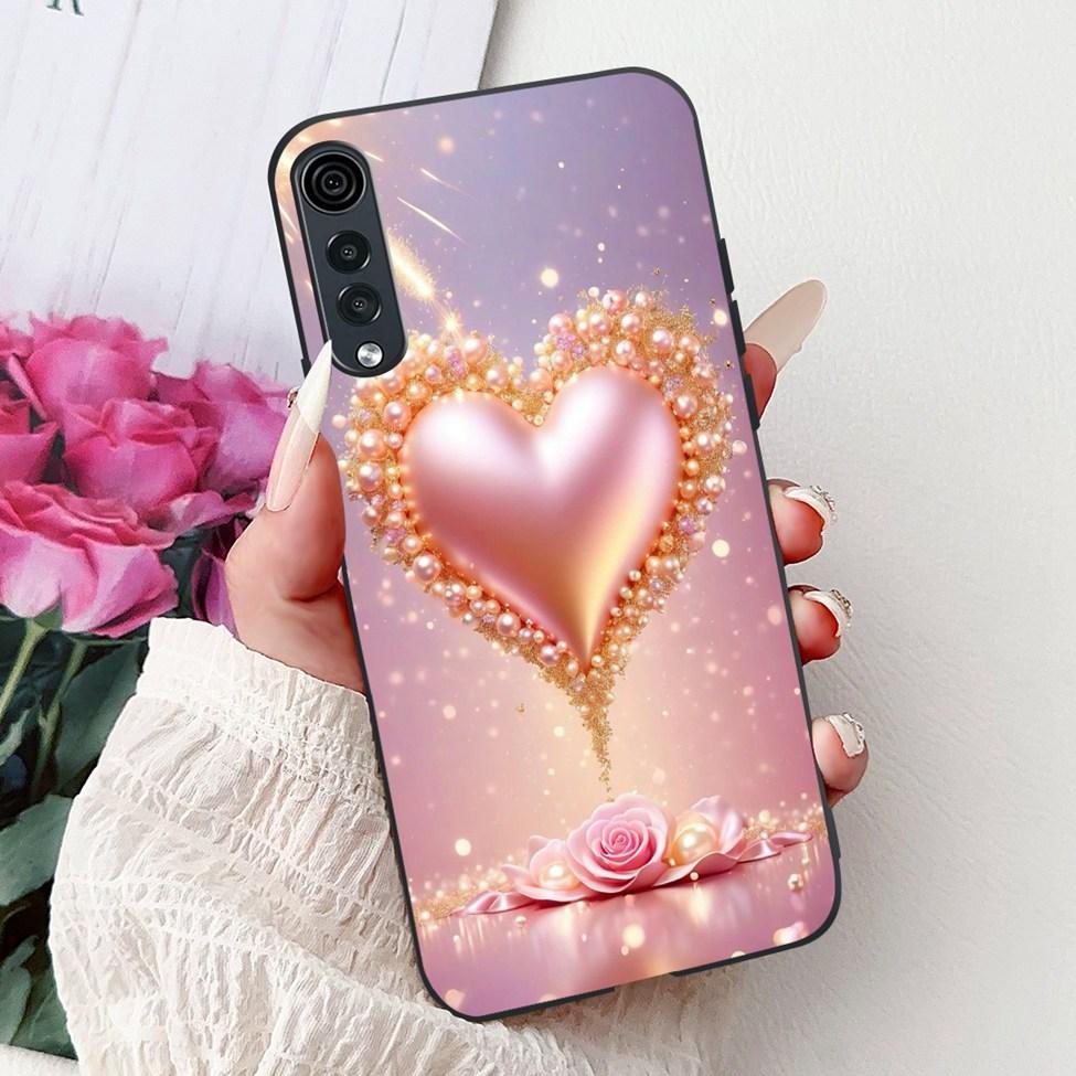 Чехол для LG Velvet 4G 5G Милый Кот Роскошная Мода Цветы Смешная Расписная Задняя Крышка Для LG Velvet 5G UW Чехол для Телефона Силиконовый