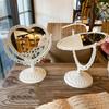 Beauty Girl Desktop Decor Double-sided Bedroom Mirror Nordic Style Makeup Love Heart