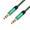 Male Nylon Earphone Micphone Adapter 3.5 Mm Audio Cable Cable Cord Adapter Digital Cables Aux Cable