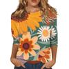 Long Sleeve Shirts for Women, Cute Print Graphic Tees Blouses Casual Plus Size Basic Tops Pullover
