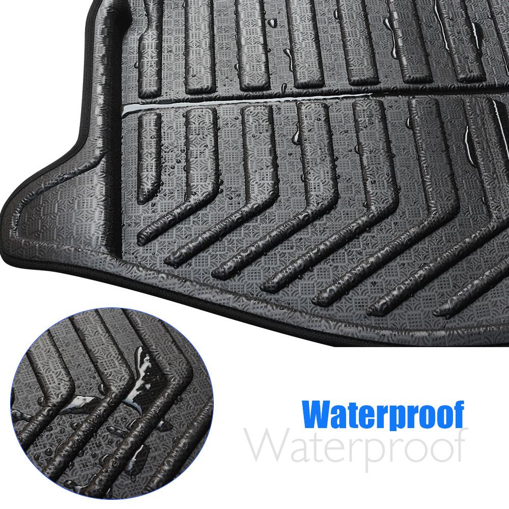 Car Rear Trunk Mat for Kia Seltos KX3 SP2 2021~2024 2025 Special Tray Waterproof Luggage Rug Pad Space Liner Cover Accessories