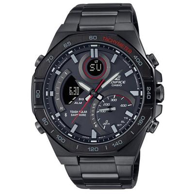 Мужские часы EDIFICE ECB-950YDC-1AJF [серия EDIFICE Smartphone Link] круглые черные