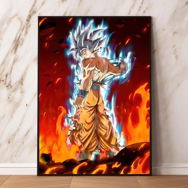 Картина на холсте, настенная живопись, Жемчуг Дракона, украшение в виде карот, картина для комнаты, дома, подарок, картина