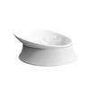 Elevated Cat Bowl With Adjustable Angle For Neck Protection Separate Cat Food Tray And Water Bowl