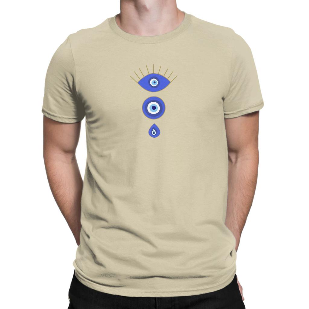 Evil Eye Tshirt For Unisex Greece Casual Pure Cotton Tees Crewneck Short Sleeve T Shirt Summer Tops