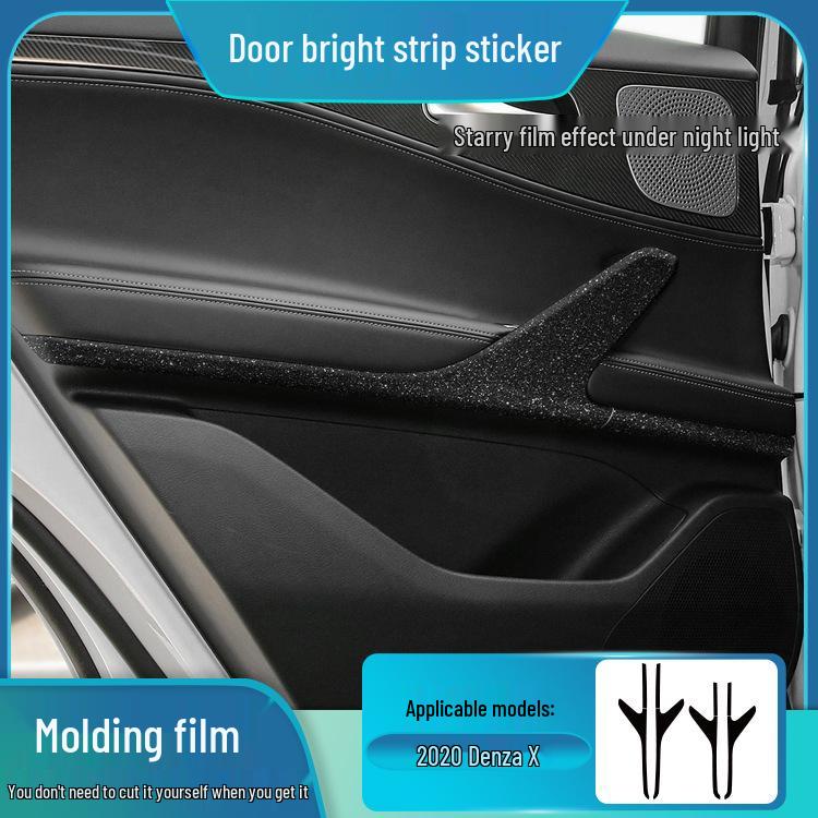 Starry Sky Frosted Wrap for 2020 Denza X Console - Damage-Free Replacement