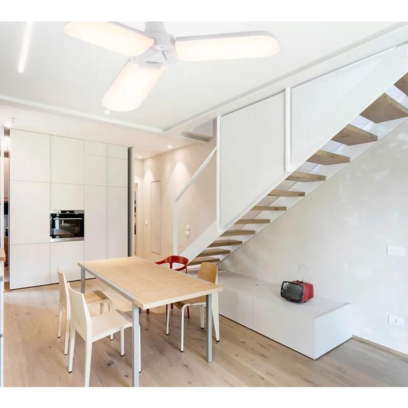 Светодиодная складная лампа для гаража E27 с винтовым цоколем, широким диапазоном напряжения, высокой мощностью, высокой яркостью и постоянным током, лампа-летающая тарелка