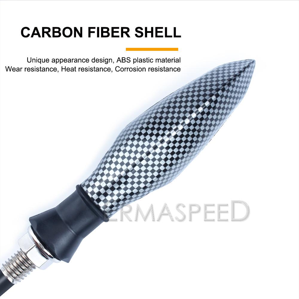 16 Янтарных светодиодных указателей поворота, мигалок, универсальных для мотоциклов, спортивных уличных гонок, велосипедов, скутеров, мото