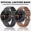 Официальный кожано-силиконовый ремешок для Samsung Watch 8 Classic 46MM Без зазоров Ремешок для Galaxy Watch 8 40MM 44MM Аксессуары для браслета