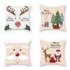 Christmas Themed Pillowcases Car Accessories Office Santa Claus Living Room Sofa Home Pillowcases