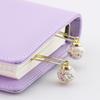 5 Pcs/Set Quicksand Crystal Ball Paper Clip DIY Metal Notes Letter File Binder Clips Bookmarks Office Desktop Storage Stationery